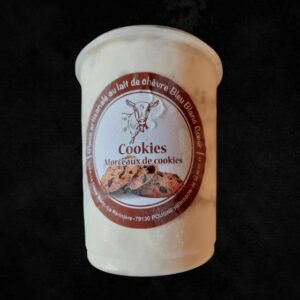 Glace saveur cookie